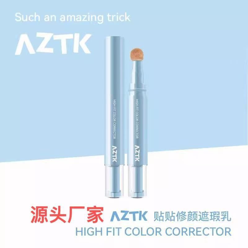 A aztk คอนซีลเลอร์ Brightening Liquid สติกเกอร์ครีมคอนซีลเลอร์ Liquid ปากกาคอนซีลเลอร์ Liquid คอนซีล
