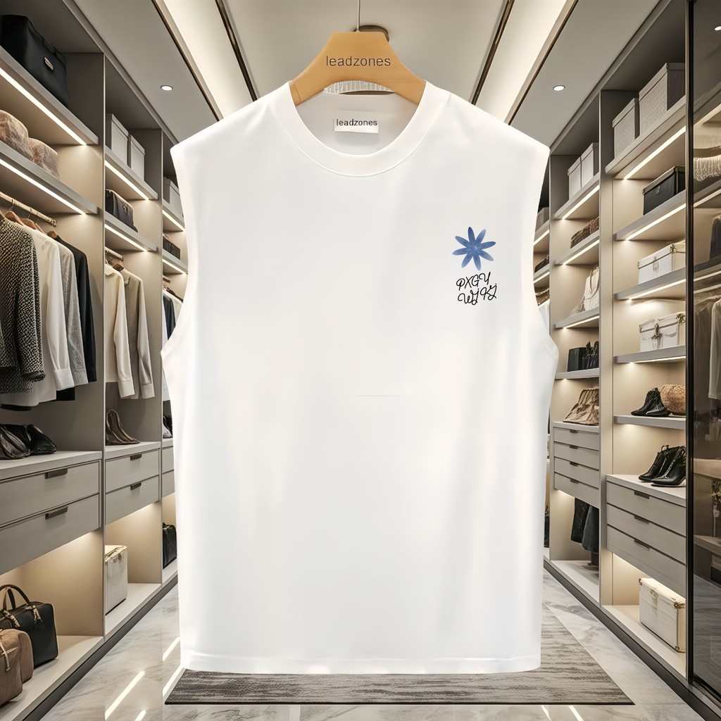 COD 2025P13 (200g Combed Cotton Vest) G2871 Black/White/S-5XL new23 97T4