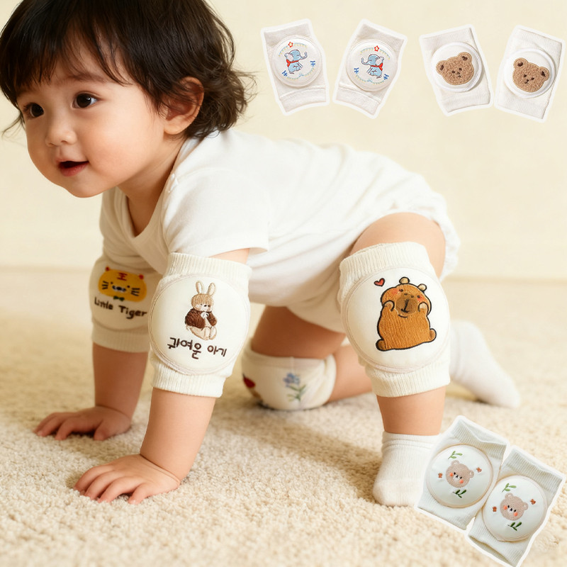 สนับเข่าเด็ก ระบายอากาศดี ไม่ร้อน ใส่สบาย ยืดหยุ่นสูง ป้องกันการขีดข่วน 1-8 ขวบ ใช้ได้ทั้งสนามหญ้า-พื้นแข็ง