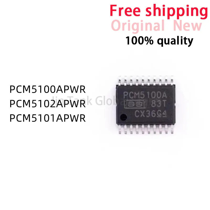 5 ชิ้น PCM5100 PCM5100APWR PCM5101 PCM5101APWR PCM5102 PCM5102APWR 5102 5100 5101 TSSOP-20 ชิป IC ใน