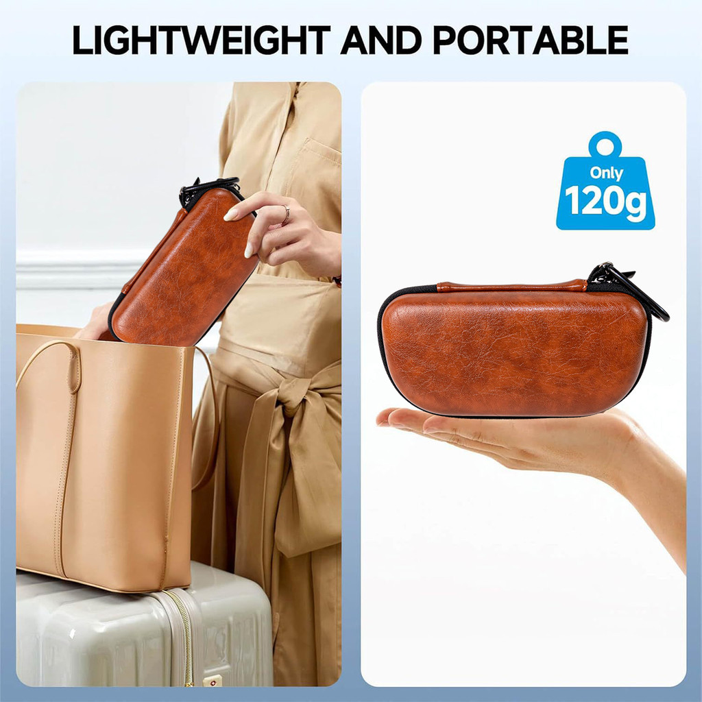 Fonken กระเป๋าเก็บแว่นตาอัจฉริยะสําหรับ Meta/RayNeo/XREAL แว่นตาแบบพกพาป้องกันกล่องกระเป๋าเดินทาง - รูปที่ 4