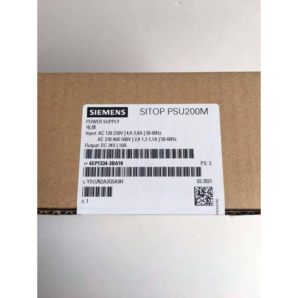 Siemens ยี่ห้อใหม่นําเข้า SITOP Switching Power Supply 6EP1334-3BA10 แหล่งจ่ายไฟแบบปรับได้