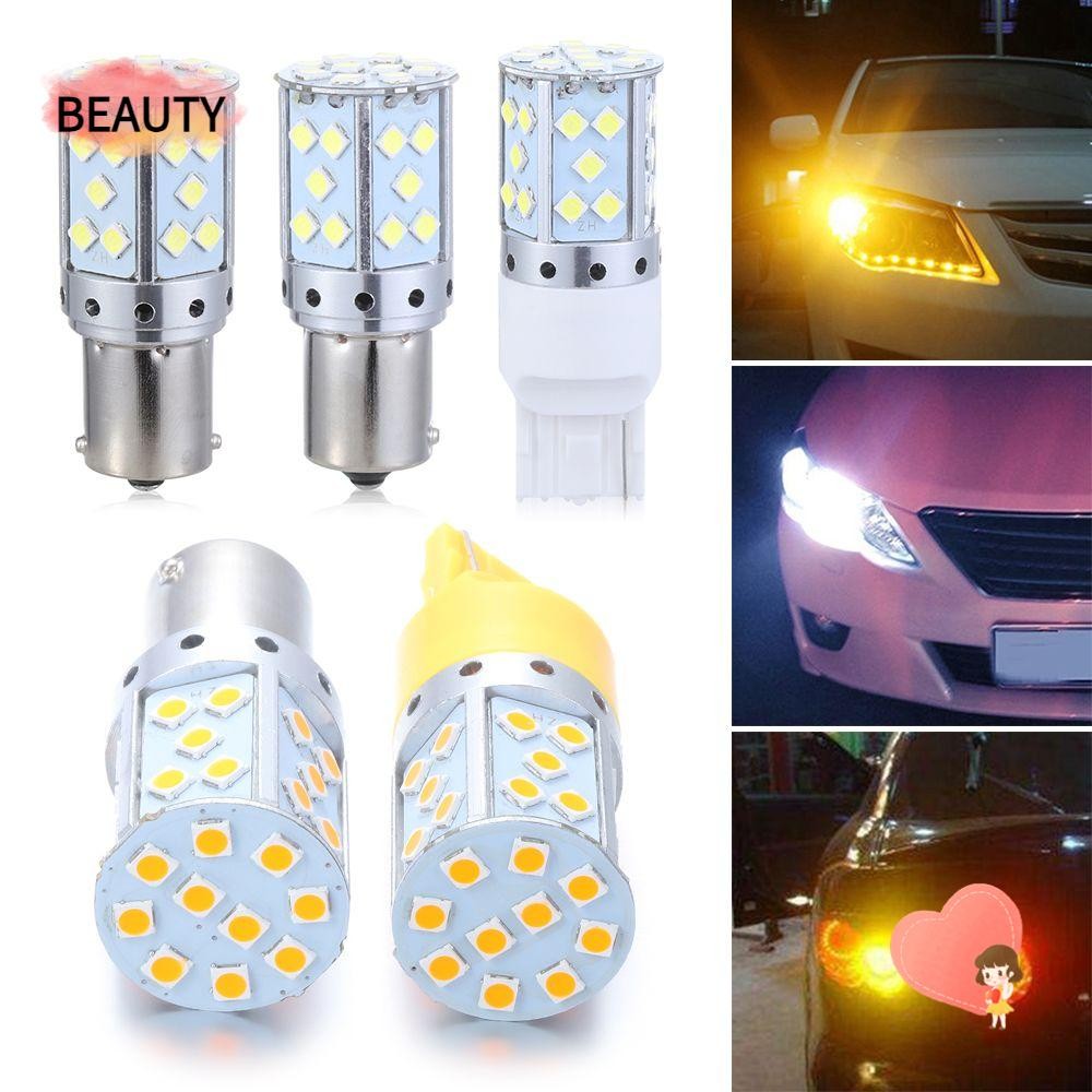 BEAUTY ไฟ LED รถยนต์ 35SMD 1156 BAU15S PY21W BA15S P21W Canbus ฟรี