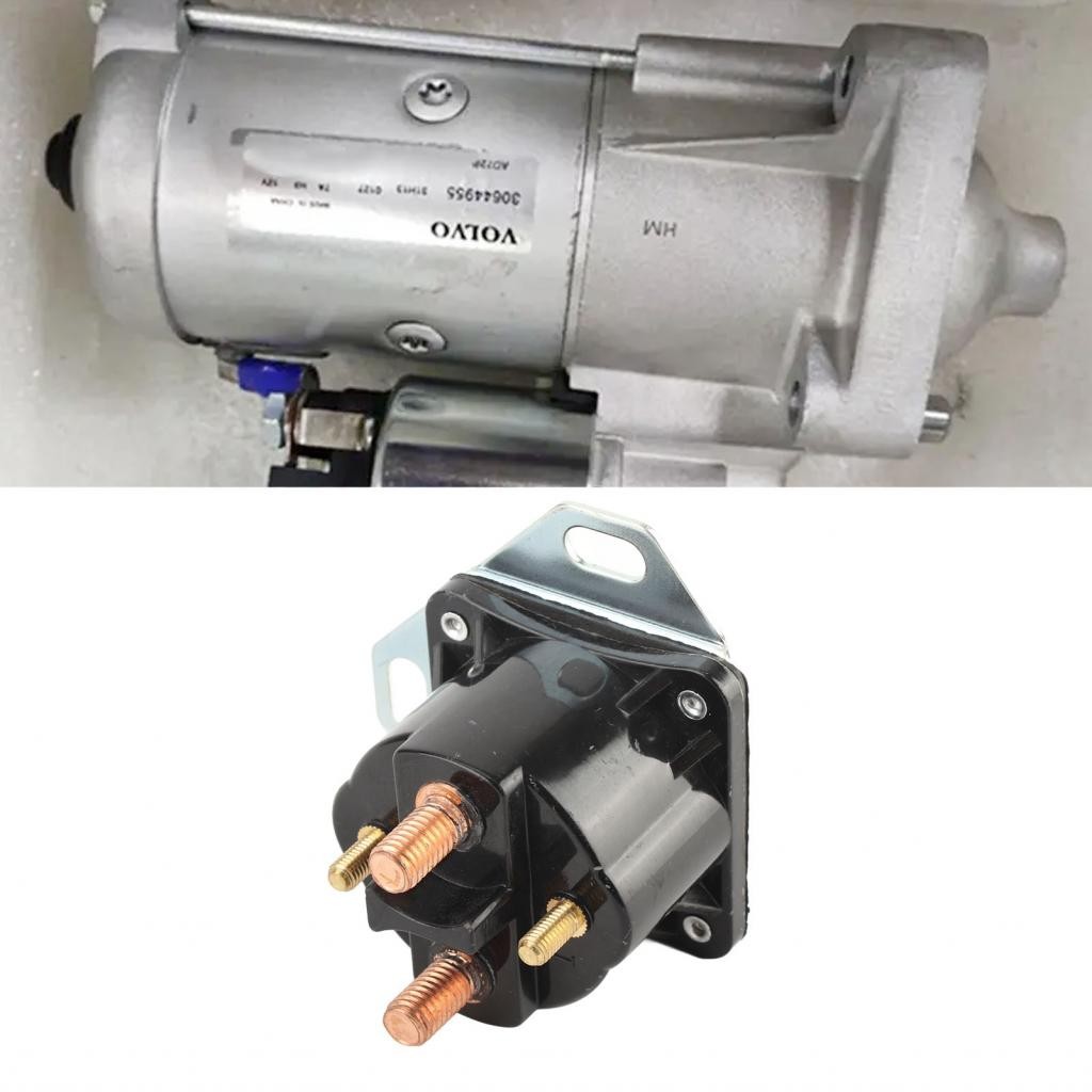 Xguli Starter Solenoid 12V 4 เทอร์มินัลรีเลย์สําหรับ Saz 4201GE ทองเหลือง