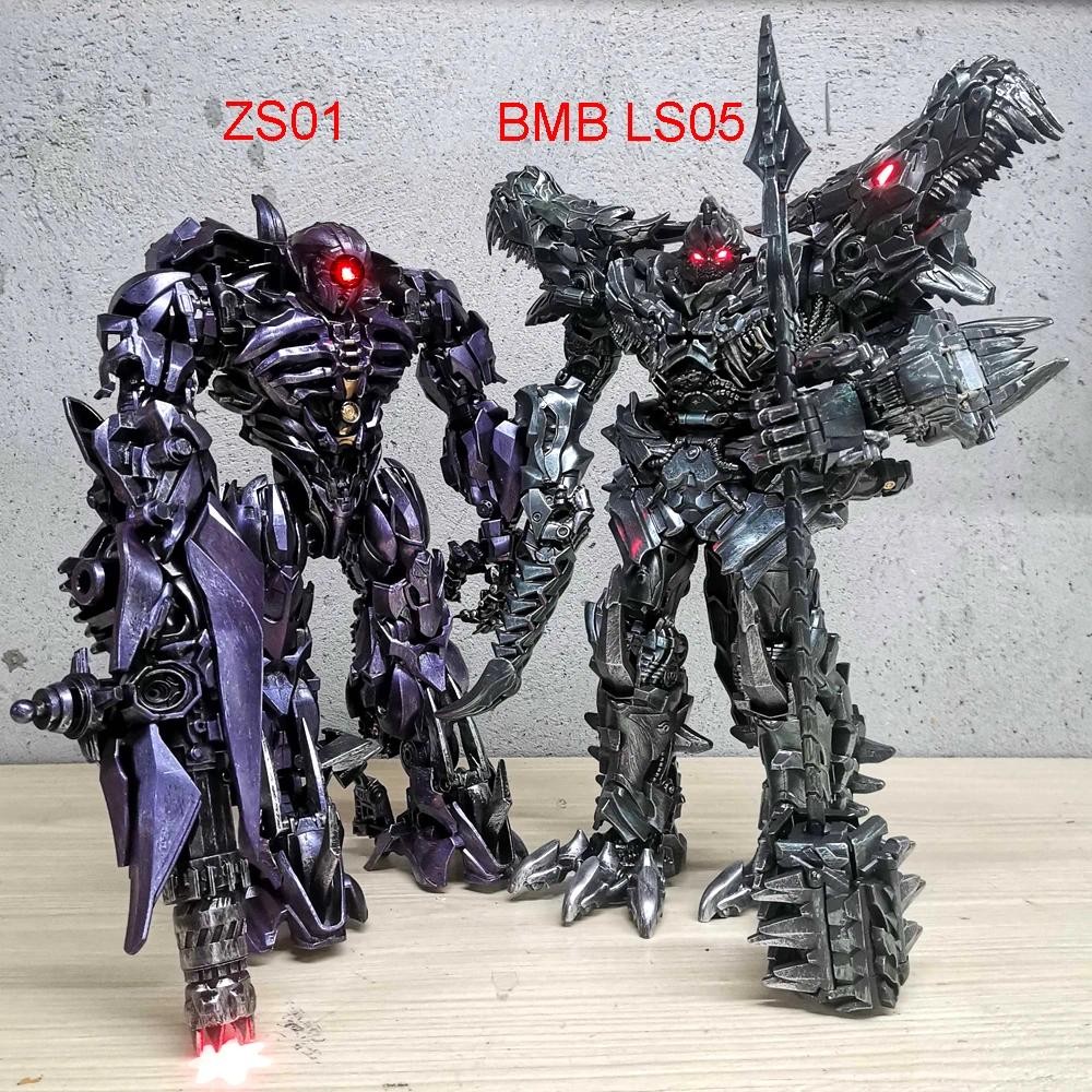 Zeus Magic ZS01 Shockwave BMB LS05 Grimlock Transformation ของเล่น Oversize ไดโนเสาร์ Action Figure 