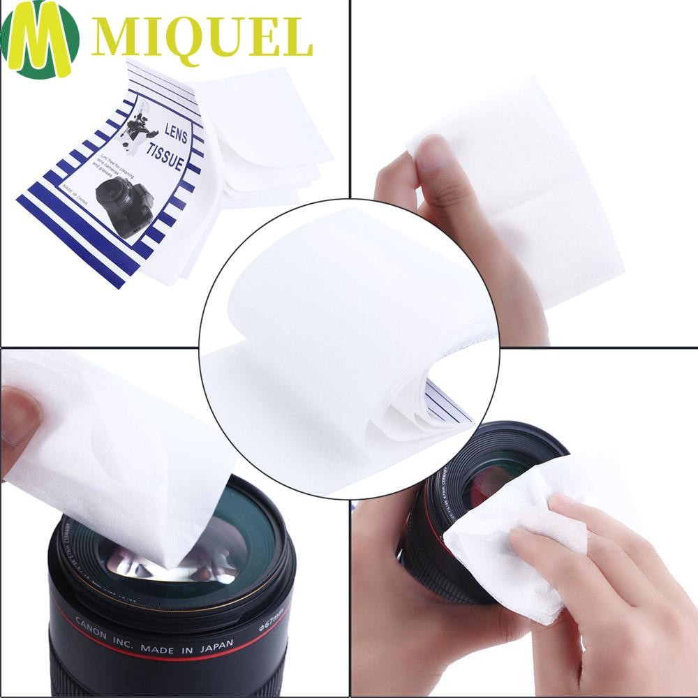MIQUEL กระดาษทําความสะอาดเลนส์เครื่องมือทําความสะอาดกล้องดิจิตอลชุดทําความสะอาดกล้องสําหรับหน้าจอสีข