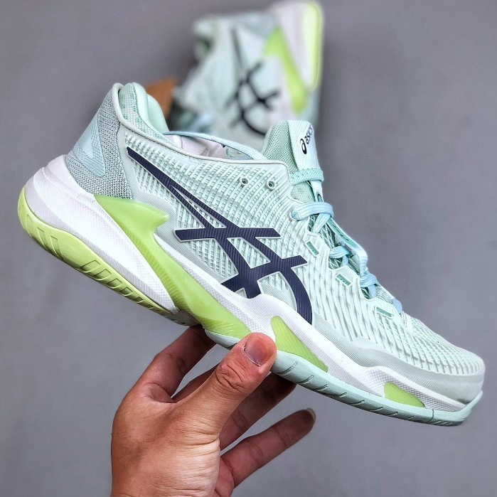 Asics Court FF 3 รองเท้าวิ่งผู้ชายและผู้หญิง Court FF Shock Absorption รองเท้ากีฬา KJIA