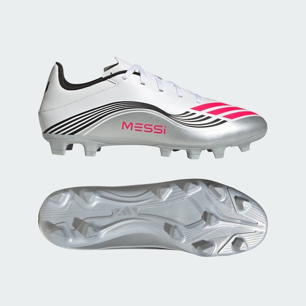 adidas Football F50 Messi Club Firm/Multi-Ground Boots Unisex White JP7443