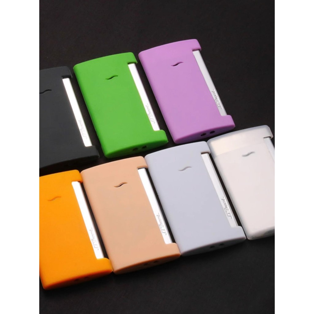 ST Dupont France Dupont Slim7 ไฟแช็กซิลิโคนโดยเฉพาะเคสหนัง Dupont ไฟแช็กกรณี