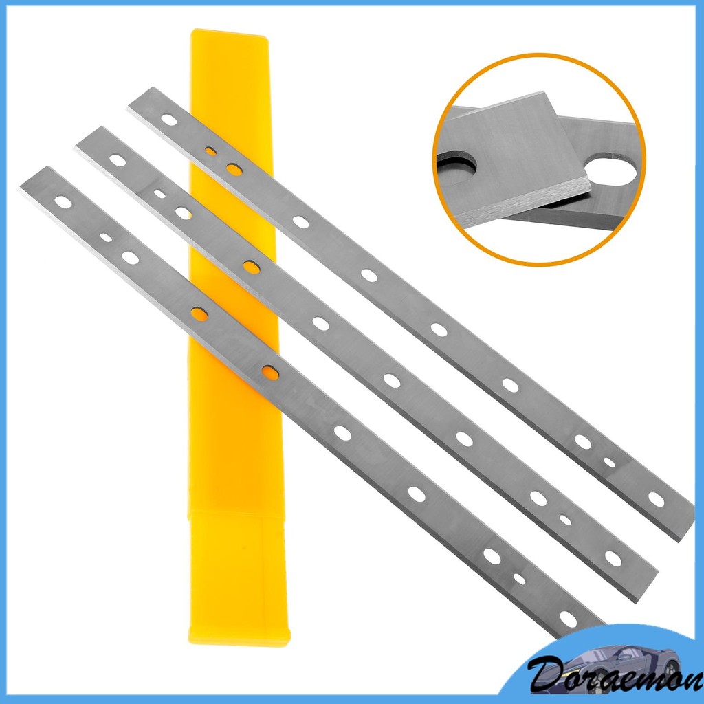 3 ชิ้นกบใบมีดเหล็กความเร็วสูง 13 นิ้วไฟฟ้ากบใบมีดใช้งานร่วมกับ DW735 DW735X Planer SHOPSKC8474