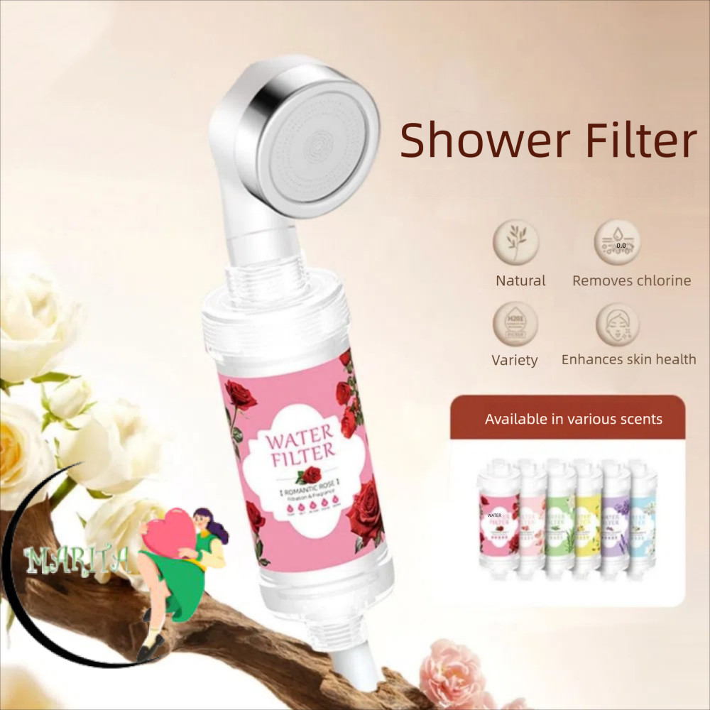 MARITA ฝักบัวกรอง, PP Water Softener Shower Head Filter, Replacement Perfume Fragrance Shower Cartri