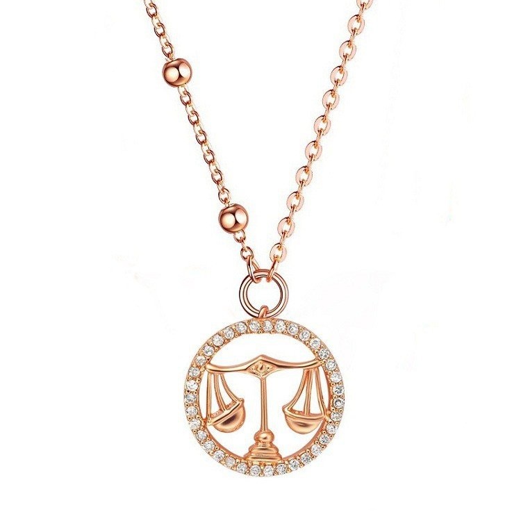 Letter Clavicle Chain To Picture Seiko จี้ขายส่งผู้ผลิตชุดเงินสิบสอง Constellation สร้อยคอ 925 ผู้ชา