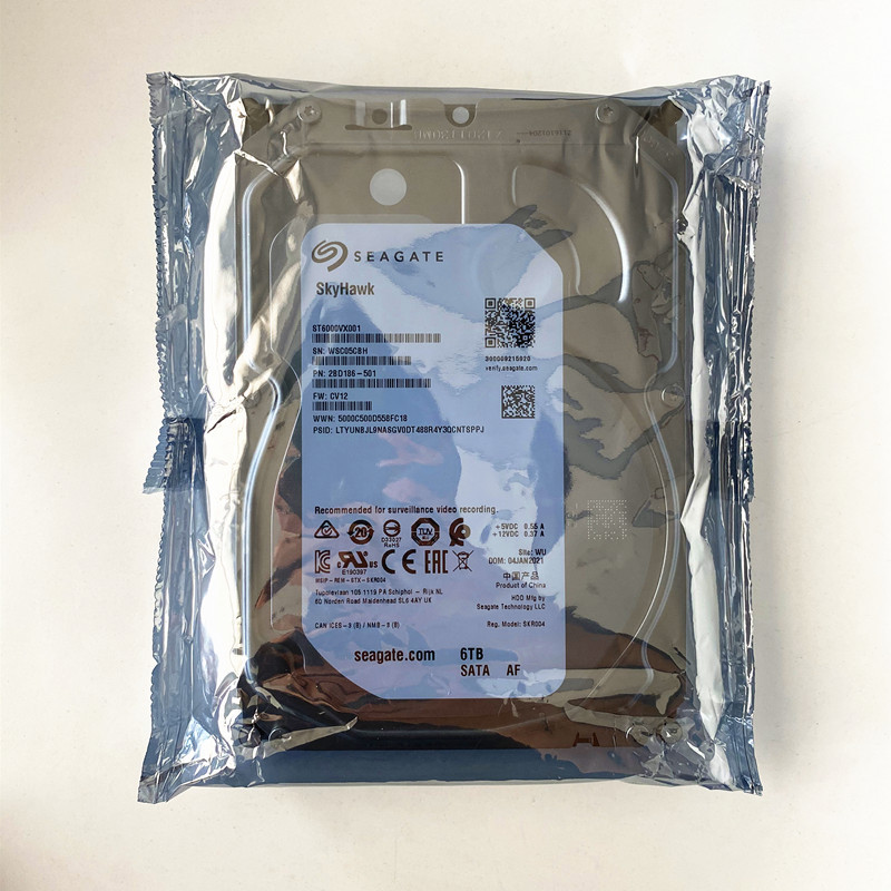 ของแท้ Hikcom Seagate ST6000VX001/VM000 เครื่องบันทึกวิดีโอ Dahua โดยเฉพาะ 6T การตรวจสอบฮาร์ดดิสก์ 6