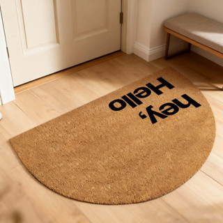 พรมเช็ดเท้าลายมะพร้าวปาล์ม กันลื่น สไตล์ธรรมชาติ สำหรับห้องน…