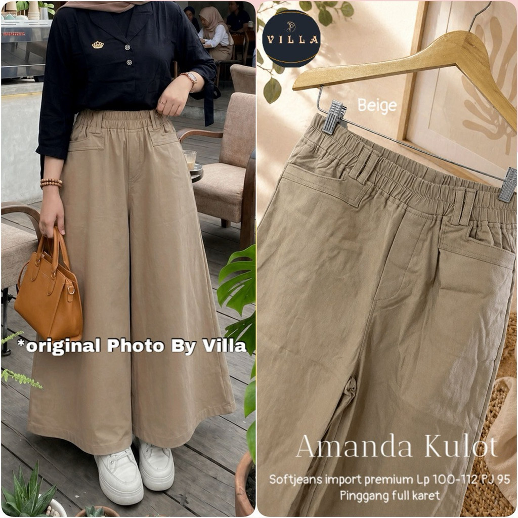 มีกลุ่มซื้อขายขอแอดมิน er elrumi Amanda Kulot Villa• Plain Kulot Stretching Material Simple alya sto