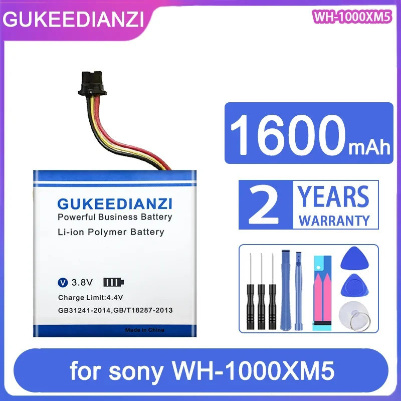 แบตเตอรี่หูฟัง 1600mAh สําหรับหูฟังบลูทูธ Sony WH-1000XM5 รุ่น WH-1000XM5