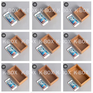 🎁 กล่องของขวัญแบบลิ้นชัก กล่องใส่สินค้า DIY กระดาษคราฟท์ พร้อมหน้าต่างใส แพ็กเกจจิ้งสำหรับของขวัญและสินค้า