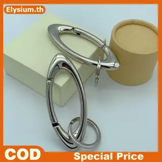 ผู้ชายโลหะผสม Carabiner out Mountaineering พวงกุญแจรูปไข่เข็มขัดมัลติฟังก์ชั่น Bule อุปกรณ์เสริม Key แหวน Unisex