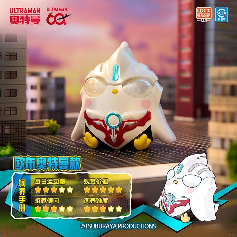Ultraman Artist IP Co-Branded Version ของแท้ไม่รู้จัก What Bird Series Mystery Box Decorative Collec