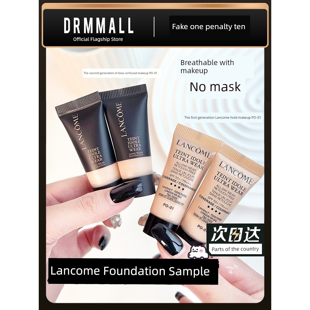 ไพรเมอร์ รองพื้น Lancome Lancome Makeup Holding Light Transparent Liquid Foundation PO-01 French Tra