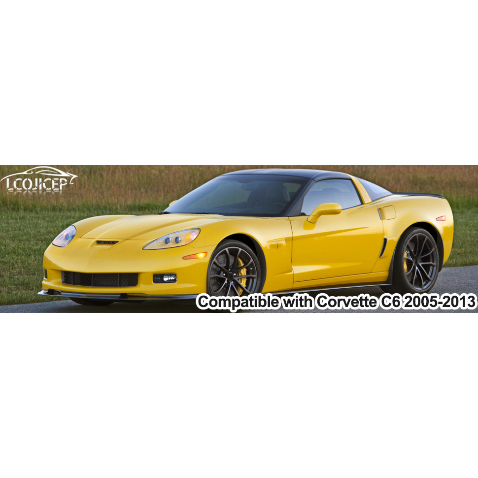 Professional Lcojicep ABS ไฟท้ายด้านหลัง Guards Cover,ใช้งานร่วมกับ Corvette C6 Z06 ZR1 2005-2013 รถ