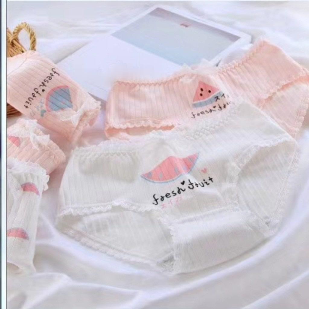 YR 3M 5PCS UNDERWEAR 081 UNDIES TM THREE M WATERMELON FASHION Womens FASHIONABLE ELEGANT