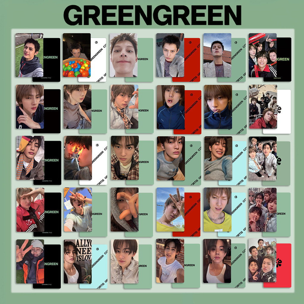 CORTIS อัลบั้มกีบย่าง GREENGREEN ส่วนบุคคล Photocard KEONHO กาแฟญี่ปุ่นอิเล็กทรอนิกส์การ์ดโบนัสพิเศษ