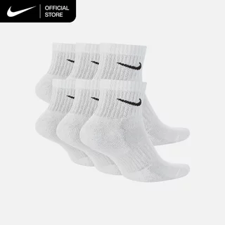 Nike Everyday Cushioned Training Ankle Socks (6 Pairs) - White [SX7669-100]