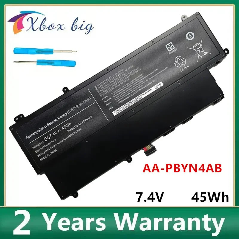 ใหม่ AA-PBYN4AB 7.4v 45wh แบตเตอรี่แล็ปท็อปสําหรับ Samsung 530U3 Series HT3691FC700364 530U3C NP530V