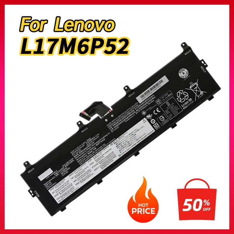 100% ใหม่ L17M6P52 01AV497 L17C6P51 01AV498 แบตเตอรี่แล็ปท็อปสําหรับ Lenovo ThinkPad P72 P73 SB10K97