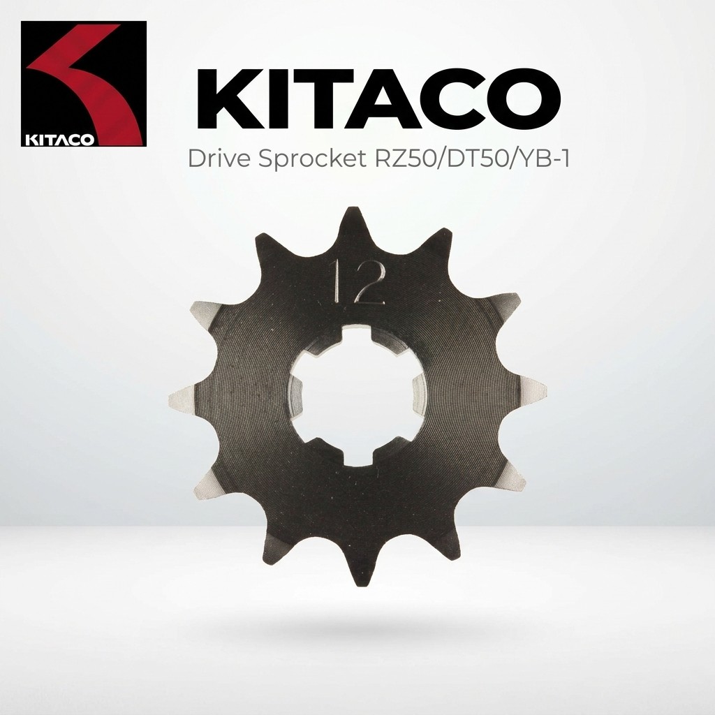 สเตอร์หน้า KITACO สำหรับ Yamaha RZ50/DT50/YB-1 | KITACO Drive Sprocket for RZ50/DT50/YB-1