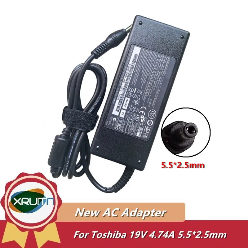 สําหรับโตชิบา 8829-6 PK Satellite L300 L300D L350D L505 L450D L555 S70 19V 4.74A 90W Charger อะแดปเต