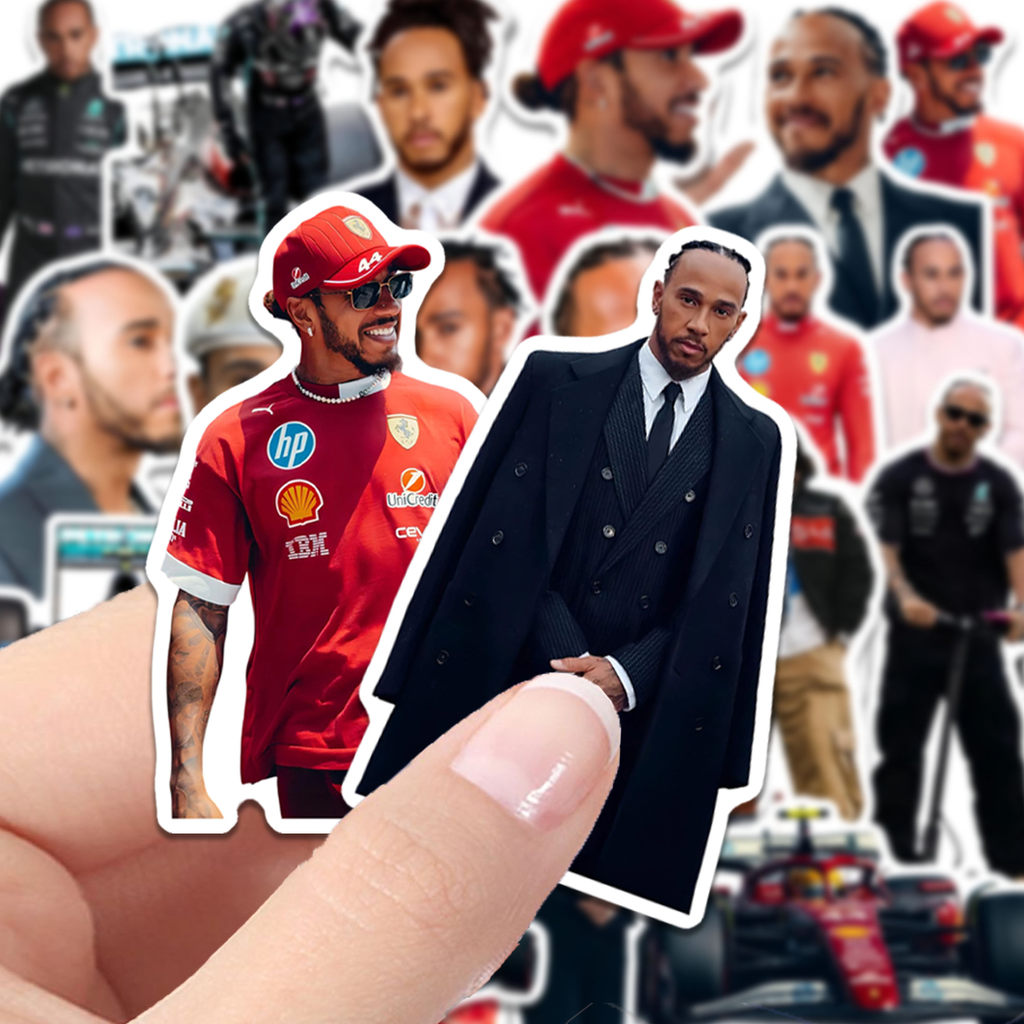 F1 Hamilton HD สติ๊กเกอร์หล่อ Ferrari Fleet Mercedes-Benz Racing Handbook สติ๊กเกอร์