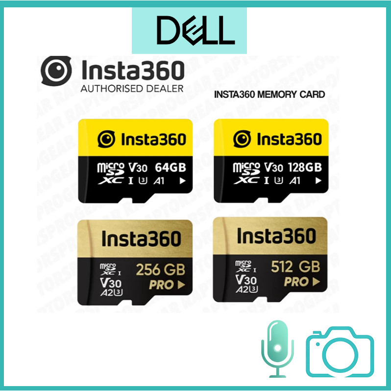 การ์ดหน่วยความจํา Insta360 การ์ด SD เหมาะสําหรับหน่วยความจําหนึ่ง RS / X2 / X3 /