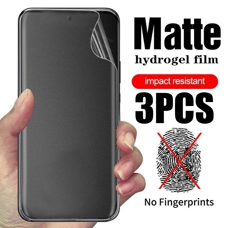 3 ชิ้นคลุมทั้งหมดฟิล์มไฮโดรเจลนุ่ม Matte Soft Hydrogel ฟิล์มสําหรับ Google Pixel 6 6a 7 7a 8 8a 9 9a 10 10a 11 Pro XL Anti Fall Anti Spy ความเป็นส่วนตัวและ HD ป้องกันหน้าจอ