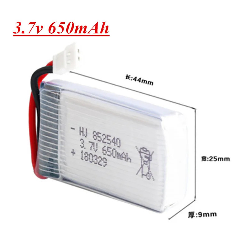 3.7V 650mAh แบตเตอรี่ Lipo และเครื่องชาร์จ usb สําหรับ SYMA X5C X5C-1 X5 X5SC X5SW M68 K60 HQ-905 CX