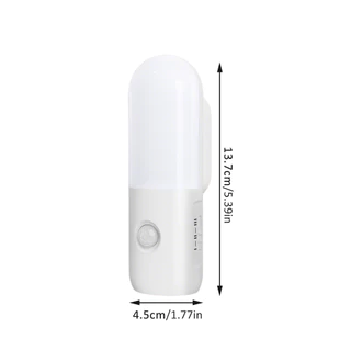 ไฟกลางคืนเซนเซอร์จับการเคลื่อนไหวชาร์จได้แบบแม่เหล็ก LED สำหรับห้องนอน ห้องน้ำ บันได