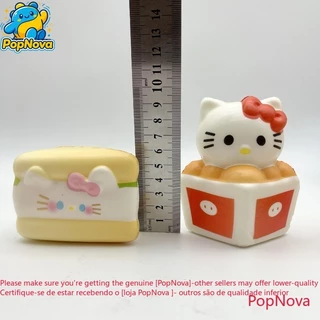 Hello Kitty Squishy ของเล่นความเครียดบรรเทาของเล่น Kawaii ตุ๊กตานิ้วมือกด Rebound Vent ความวิตกกังวล Oreo ช้า Rebound Sensory Fidget สําหรับเด็กผู้ใหญ่ของขวัญวันเกิด