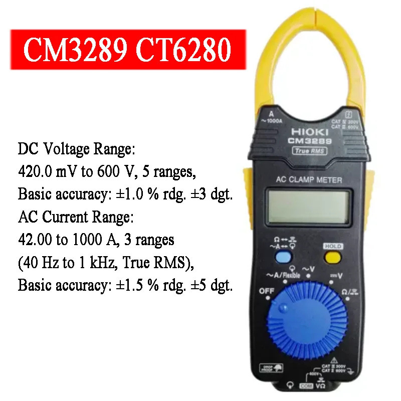 HIOKI CM3289 CT6280 AC แคลมป์มิเตอร์ไฟ AC เซ็นเซอร์กระแสไฟยืดหยุ่น AC