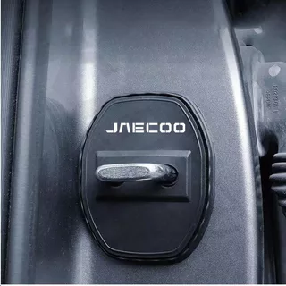Original รถ 1:1 Product 4pcs Jaecoo รถประตูโช้คอัพประตูล็อคซิลิโคนอัตโนมัติประตูล็อคสติกเกอร์สําหรับ Jaecoo 5 6 J5 J6 J7 J8 EV PHEV ﻿