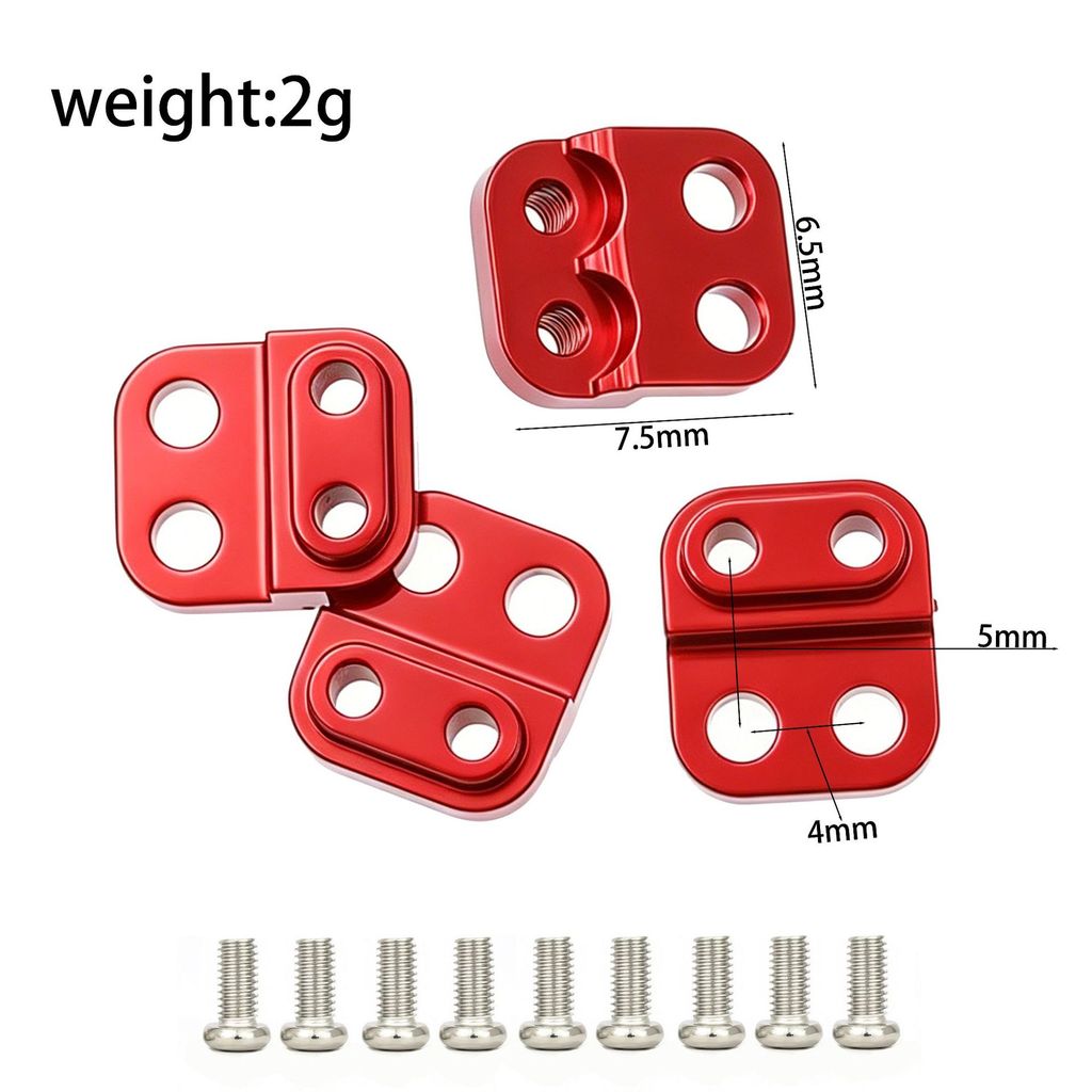 ด้านหน้าและด้านหลัง Suspension Brackets สําหรับ Axial SCX30 1/30 Ford Wrangler Jeep Wrangler RC รถโล