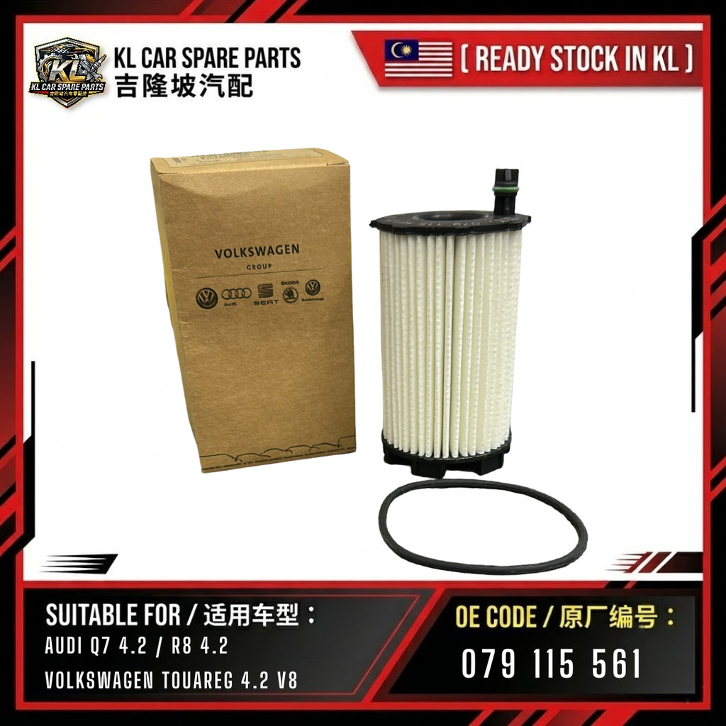 กรองน้ํามันเครื่อง Audi VW 079115561เอฟ 079115561J 079 115 561 F/J/B Q7 R8 Touareg 4.2 A8 S6 S7 RS7 