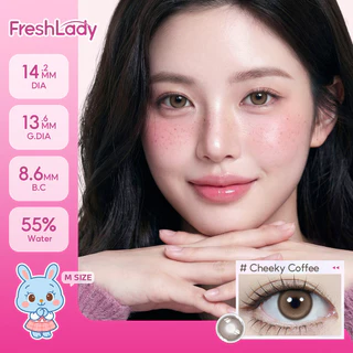 【FDA| 5 ชุด ฿349】คอนแทคเลนส์สีรายวัน FRESHLADY Sweet Rebel สวมสวยสร้างลุคธรรมชาติ 14.2mm