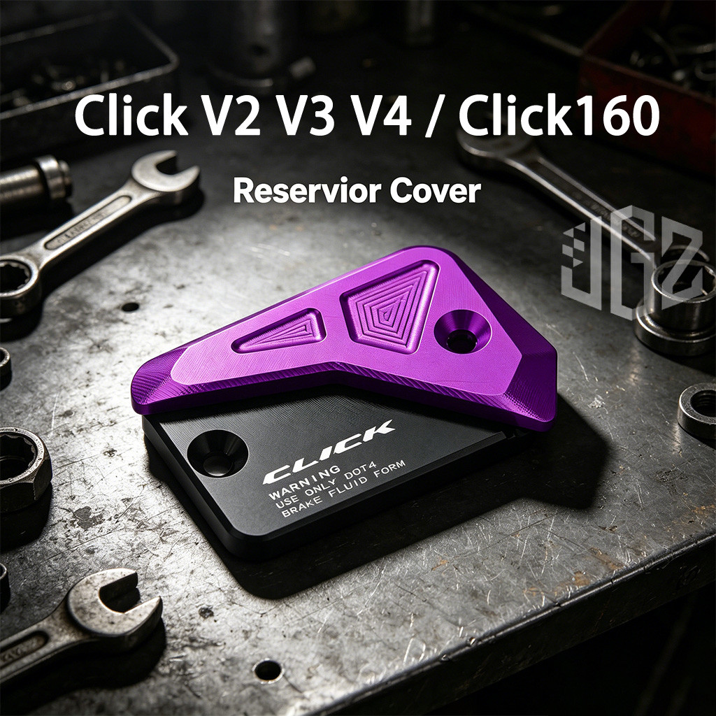 ฝาครอบน้ํามันเบรก CNC อุปกรณ์เสริม สําหรับ HONDA Click V2 V3  / Click160