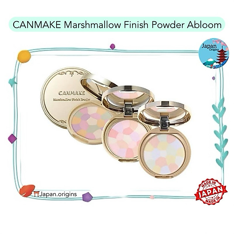 🇯🇵⛩️ CANMAKE Marshmallow Finish Powder Abloom แป้งโปร่งแสง 5 เฉดสี SPF19 PA++ ของแท้จากประเทศญี่ปุ่น