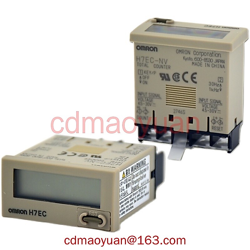 Omron เครื่องนับจํานวน 8 หลัก H7EC-N-NV-BLM H7EC-NFV H7ET-N-N1-NFV-NV-NFV1