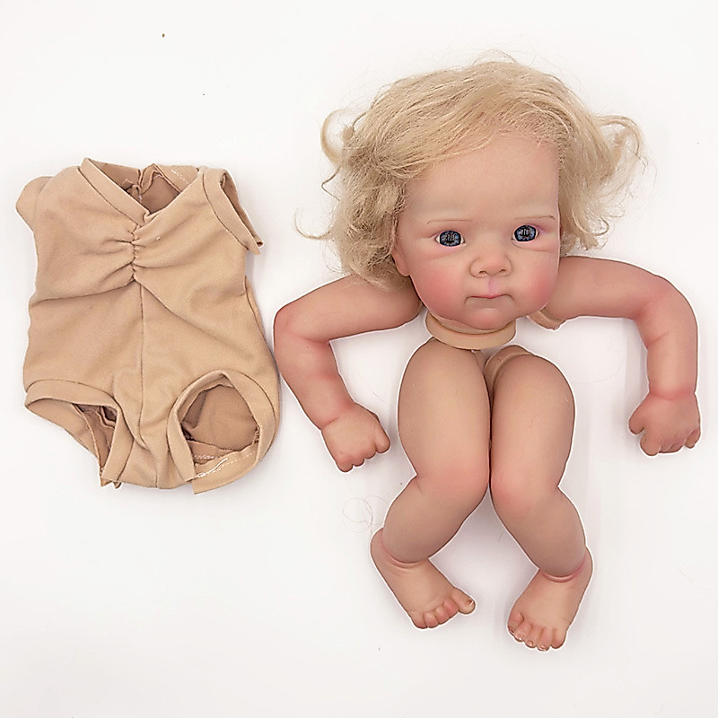 18นิ้วbebe Rebornตุ๊กตาชุดBettieกับผมสีบลอนด์ประกอบRebornตุ๊กตาชิ้นส่วนDIYตุ๊กตาชุดRebornตุ๊กตาเด็กช