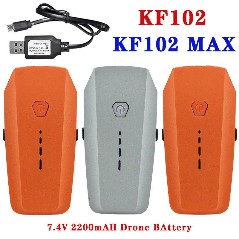 7.4V 2200mAh สําหรับ KF102 Drones แบตเตอรี่สําหรับ KF102MAX Drone แบตเตอรี่ RC Quadcopter อะไหล่อุปก