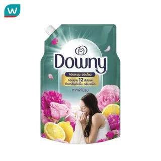 Downy ดาวน์นี่ ผลิตภัณฑ์ปรับผ้านุ่ม สูตรเข้มข้นพิเศษ ตากผ้าในร่ม ถุงเติม 1 ลิตร