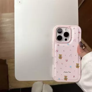เคสโทรศัพท์การ์ตูนน่ารัก รุ่นใหม่ ป้องกันรอยขีดข่วน กันตก สำหรับ iPhone 11 12 13 14 15 16 17 Series